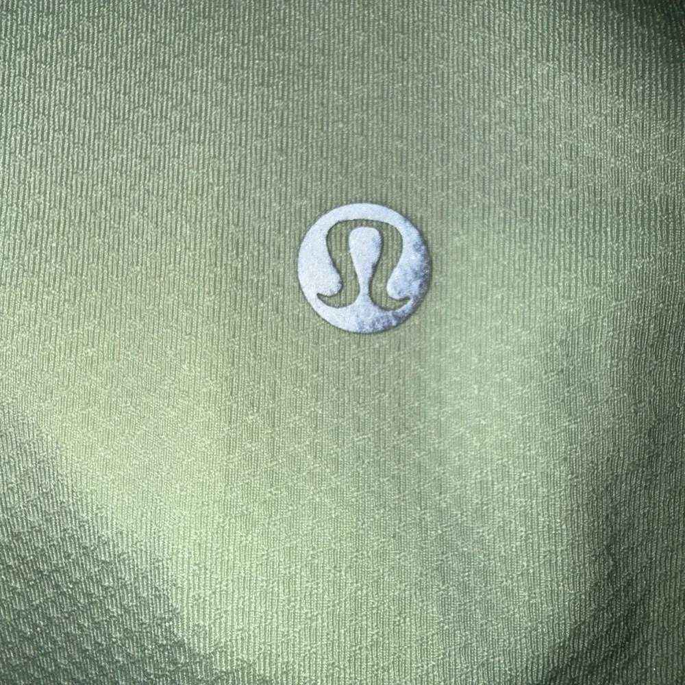 Lululemon Quick Drying  Polo Fits Size 12 Best No Tag Kohlrabi Green KOGR 03404